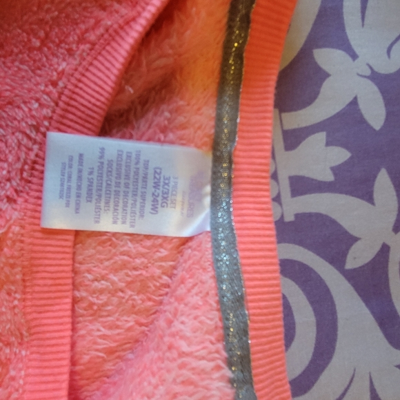 Secret Treasures Pajama set,  size 3x, color: coral, grey, white, mint green - Picture 4 of 5